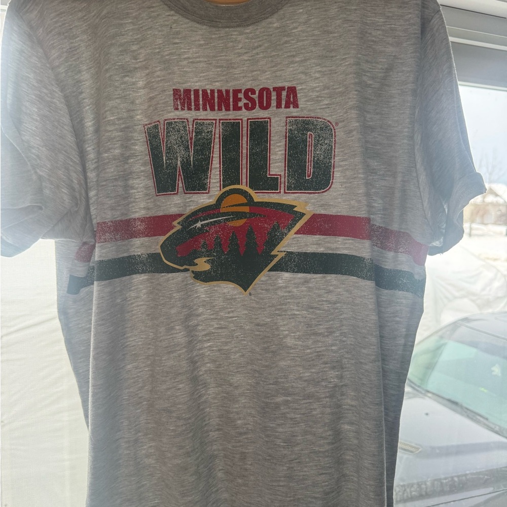 Minnesota Wild Gray Heather Graphic Tee